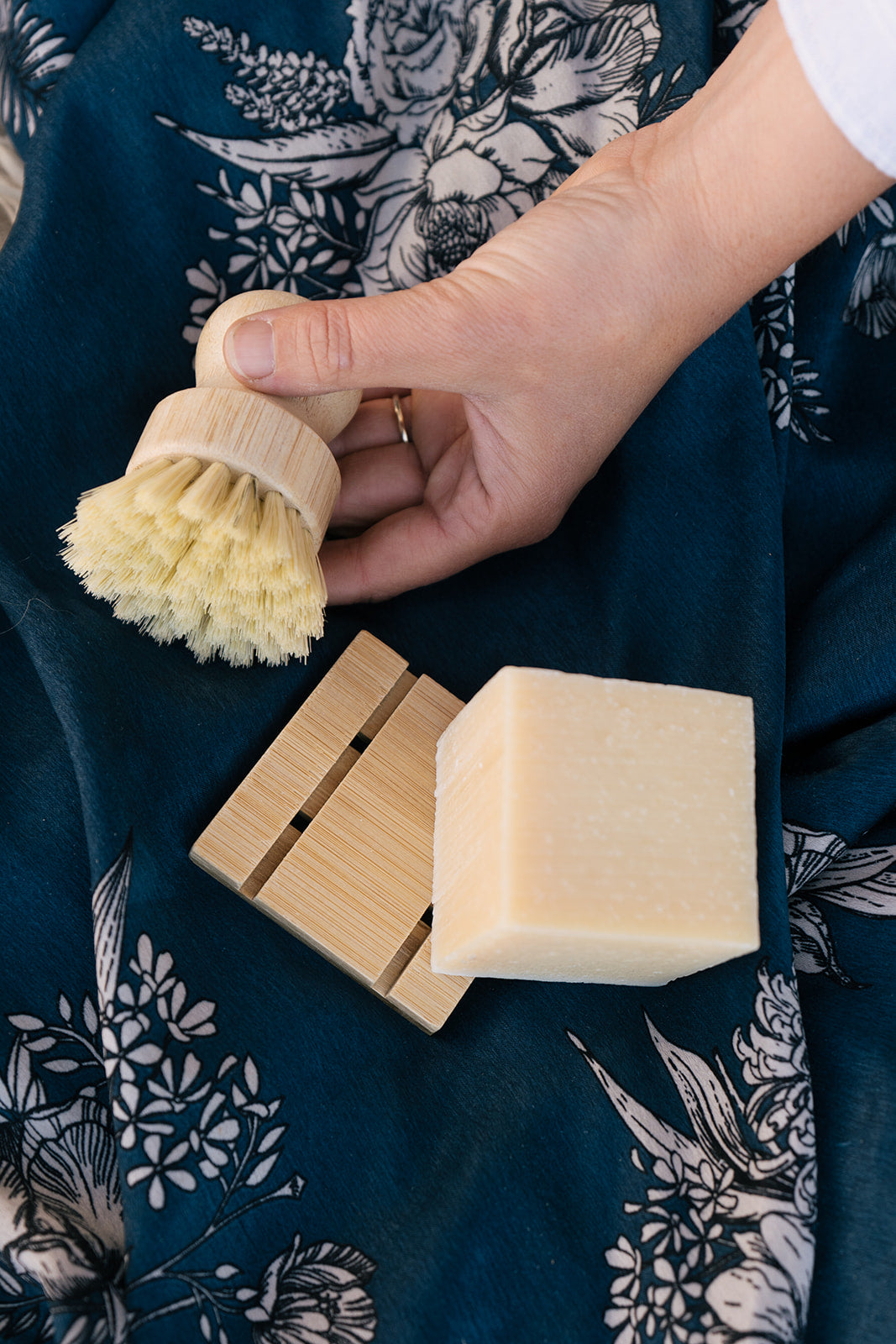 Dish Soap + Wooden Dish