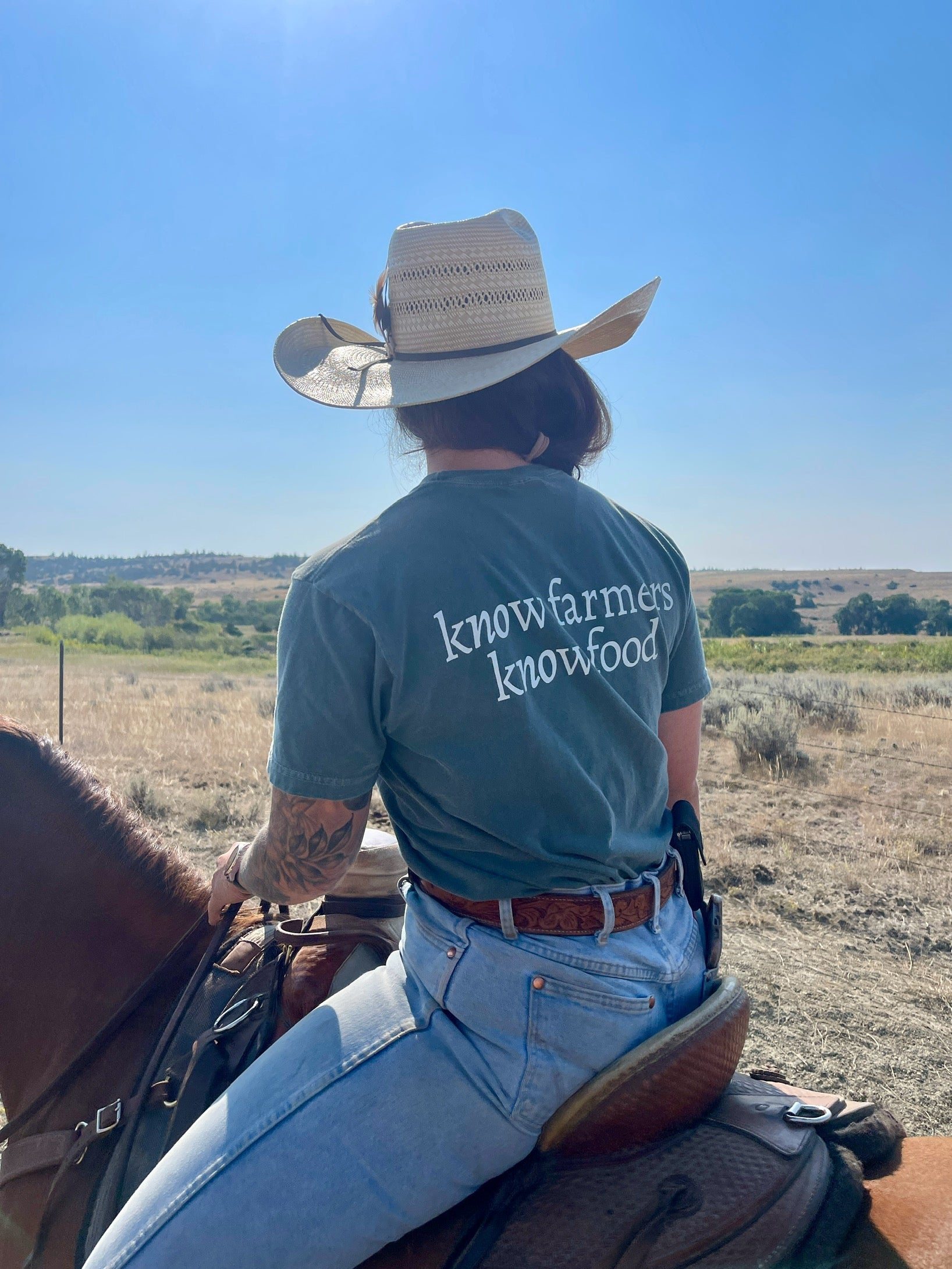 Little Creek Know Farmers Know Food Pocket Tee