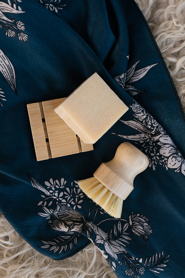 Dish Soap + Wooden Dish